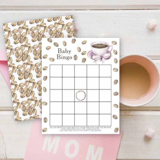 Bebê está criando um jogo de bingo de Chá de frald (Criador carregado)