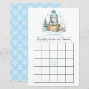 "Bebê, Está Frio Lá Fora!" Jogo de Bingo para Chá