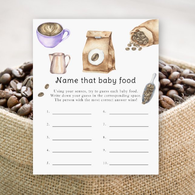 Bebê está preparando café - Diga a essa comida (Criador carregado)