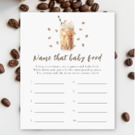 Bebê está preparando café - Diga a essa comida