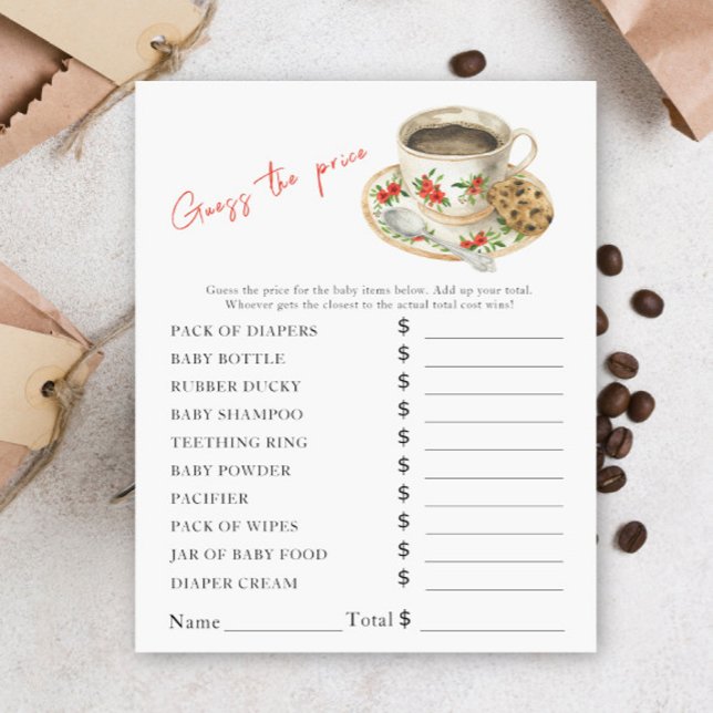 Bebê está preparando café - Jogo de Adivinhação de (Criador carregado)