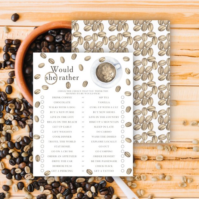 Bebê está preparando café. O que ela prefere (Criador carregado)