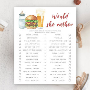 Bebê está preparando cerveja. Ela preferencialment