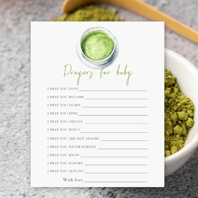 Bebê está preparando Orações de Matcha para o bebê (Criador carregado)