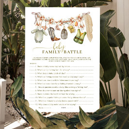 Bebê Família Batalha Reel Chá de pesca excitado