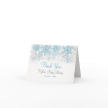 Bebê Floco de Neve É Frio Fora do Cartões de agrad