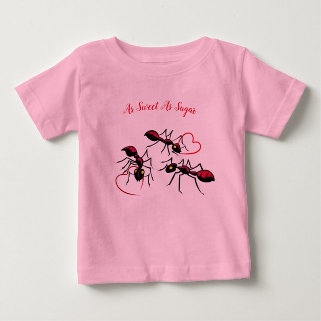 Bebê Fofo Doce - Camiseta Bodysuit de Bebê (Frente)