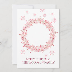 Bebê Foto Feliz Cartão de Saudação de Natal