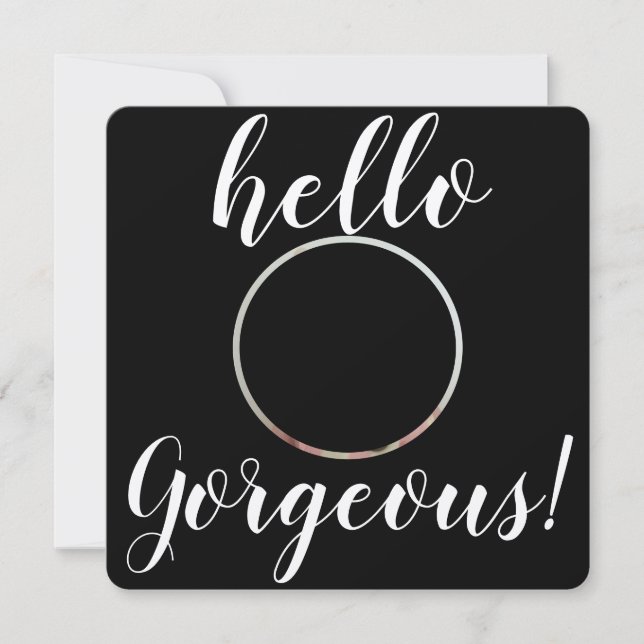 Bebê Garota Olá Linda Foto Nascida (Frente)