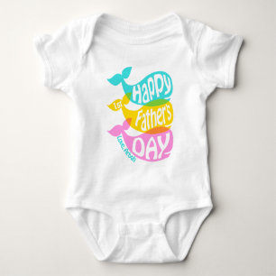 Bebê Garota Primeira Dia de os pais Camisa