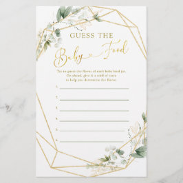 Bebê geométrico em Sangue, Comida de Bebê