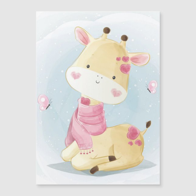 Bebê Girafa Amante de Girafa Com Amor (Frente)