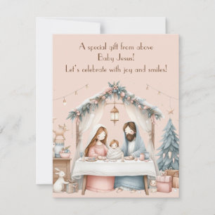 Bebê Jesus Cartão de Saudação de Natal