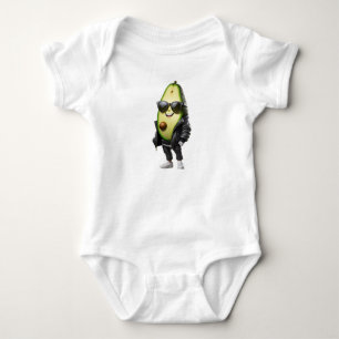 Bebê Legal Avocado   Body em Jersey para Bebês