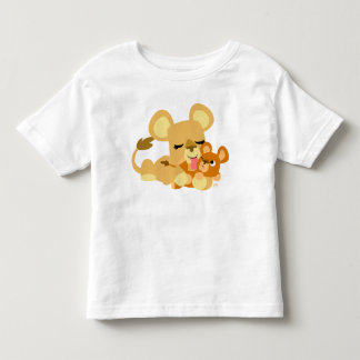 Bebê Lion Bath todler T-shirt