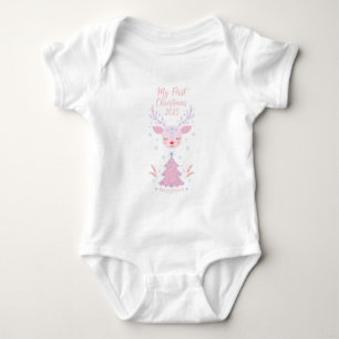 Bebê Meu Primeiro Body de Natal para bebês