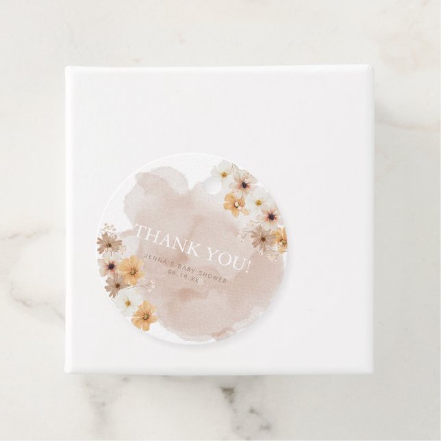 Bebê na etiqueta de favorito do Bloom (In Situ)