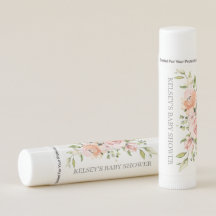 Bebê No Bloom Floral Chá de fraldas Chapstick Favo