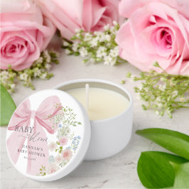 Bebê no Chá de fraldas de Arco Rosa Bloqueado