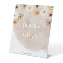 Bebê no Sinal de Presente de Pedestal Bloom