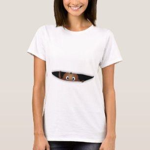 Bebê no t-shirt da gravidez da maneira