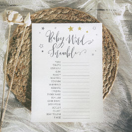 Bebê Palavra Escramble Gênero Jogo de Chá Dourado