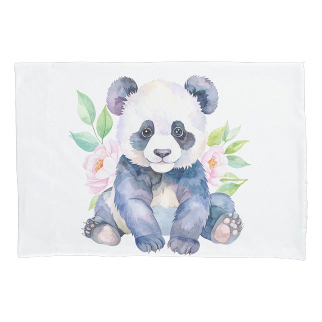 Bebê Panda com flores (Frente)
