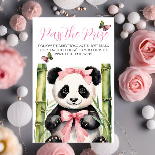 Bebê Panda Rapariga Chá de fraldas Passa o Prêmio