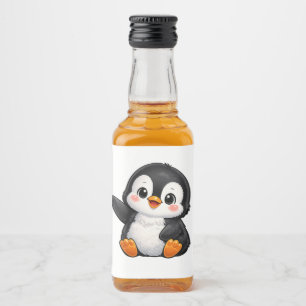 Bebê Pinguim Fofo Personagem de Desenho Animado Ac
