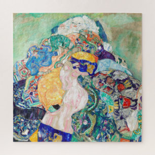 Bebê por Gustav Klimt Pintura Quebra-cabeça de A