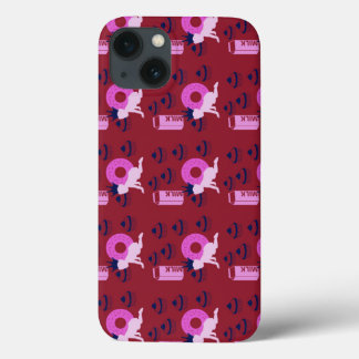bebê punk vermelho