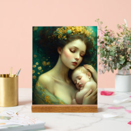 Bebê recém-nascido com Sinal de Design da Mãe