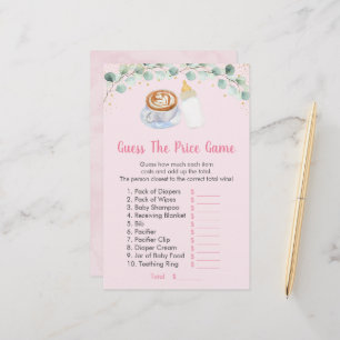 Bebê Rosa Está Fazendo Café Adivinhem O Jogo Do Pr