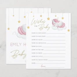 Bebê Rosa Unicórnio Desejo Bebê