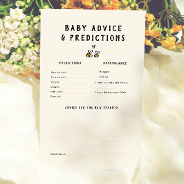 Bebê Rustic Predictions & Advice Game