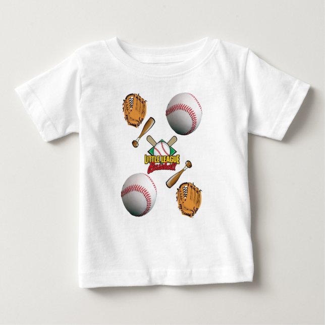 Bebê T-Shirt Baseball (Frente)