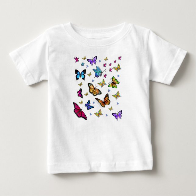 Bebê T-Shirt Butterfly (Frente)