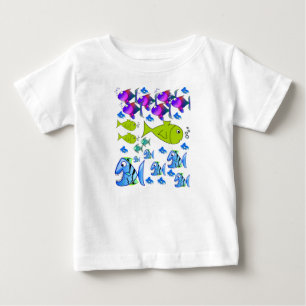 Bebê T-Shirt Fish