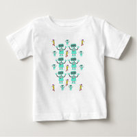 Bebê T-Shirt Robot