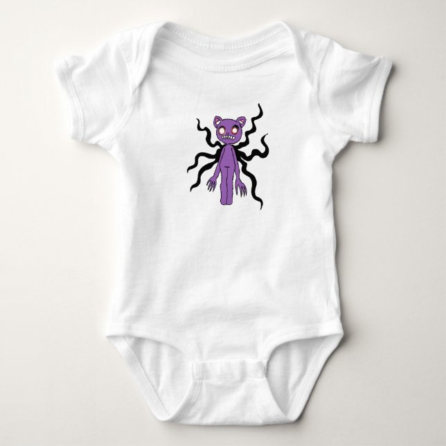 Bebê Urso Monstro Tentacular Top (Frente)