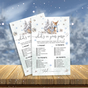 Bebê Veado O que há no seu jogo de Chá de fraldas