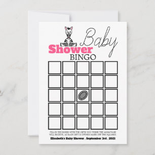 Bebê Zebra, Chá de fraldas Bingo