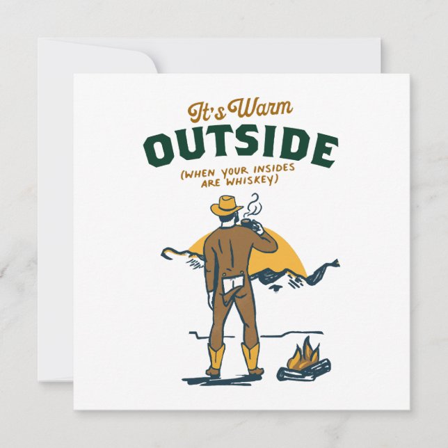 Bebendo Curioso Whkey (Frente)