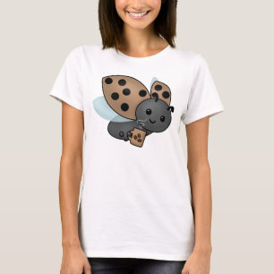 Bebendo de café Ladybug T-Shirt