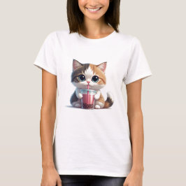 Bebendo de gato Boba T-shirt