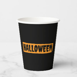 Bebendo de Halloween - Copa de Papel