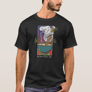 Bebendo Koala, chá eucalyptus, T-Shirt