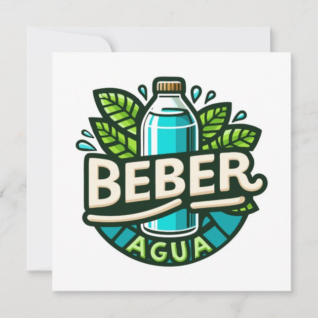 Beber agua (Frente)