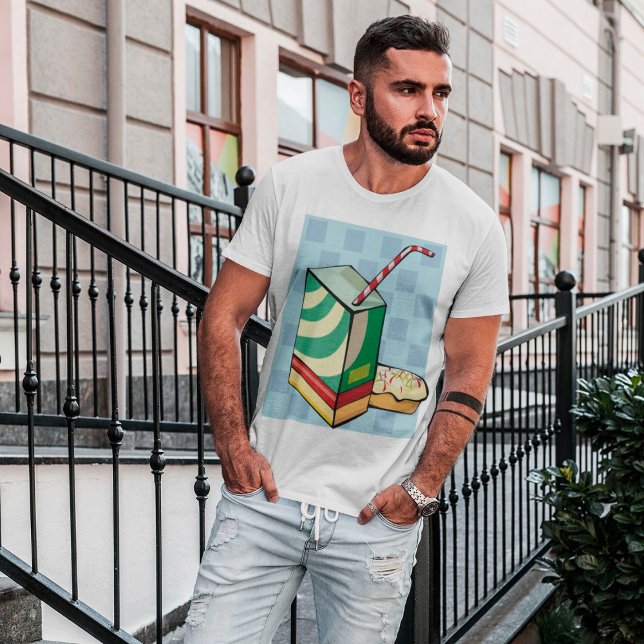 Beber Com Uma Camisa T De Palha (Criador carregado)