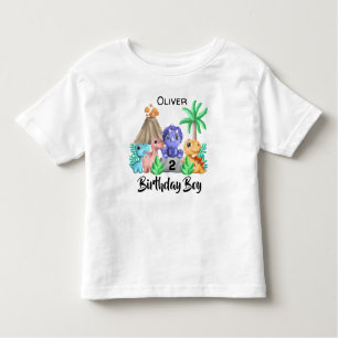 Bebês Adoráveis Dinossauros Aniversário T-shirt To